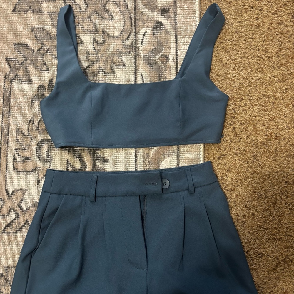 Princess Polly Blue Two-Piece Set